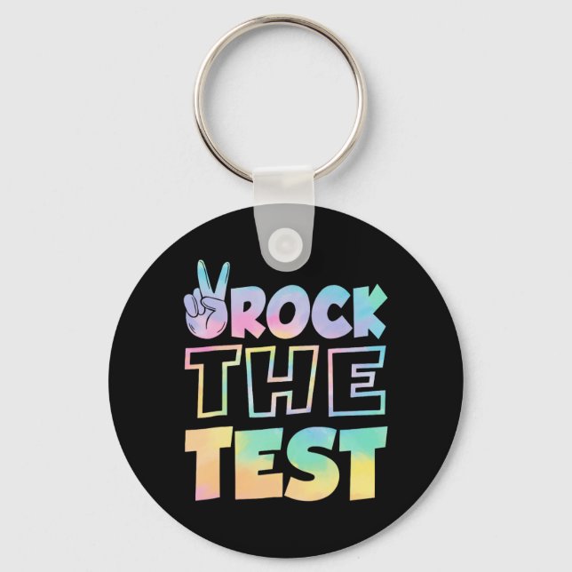 Testdagen Retro Motivational Teacher St. Nyckelring (Framsida)