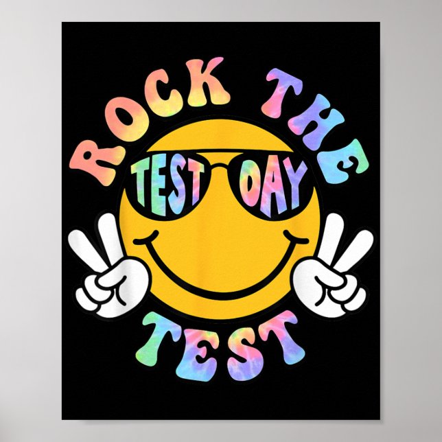 Testdagen Retro Motivational Teacher St. Poster (Framsidan)
