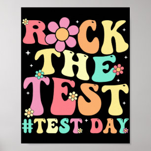 Testdagen Retro Motivational Teacher St. Poster