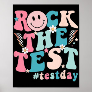 Testdagen Retro Motivational Teacher St. Poster