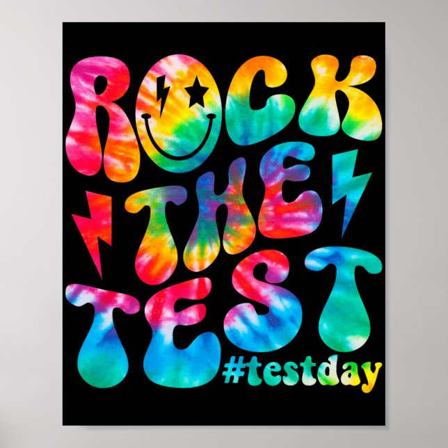 Testdagen Retro Motivational Teacher St. Poster (Framsidan)