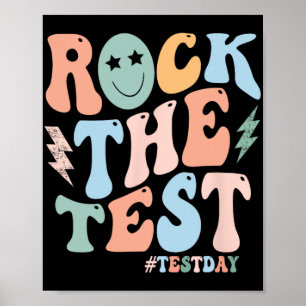 Testdagen Retro Motivational Teacher St. Poster