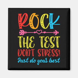 Testdagen Sten Testet Stressar inte lärartestin Magnet
