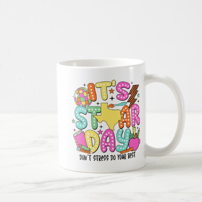 Testdagen Stressar inte din bästa testlärare Kaffemugg (Höger)