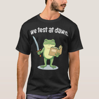 Testdagskoordinator Grodyngel Läraren Vi Testar Vi T Shirt