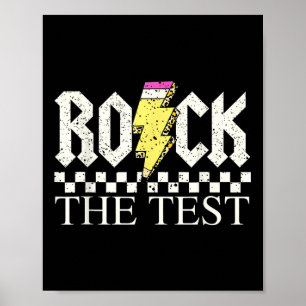 Testdagslärare Student Motivational Shirt Roc Poster