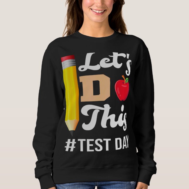 Testdagsläraren får inte utföra testdagstester t shirt (Framsida)