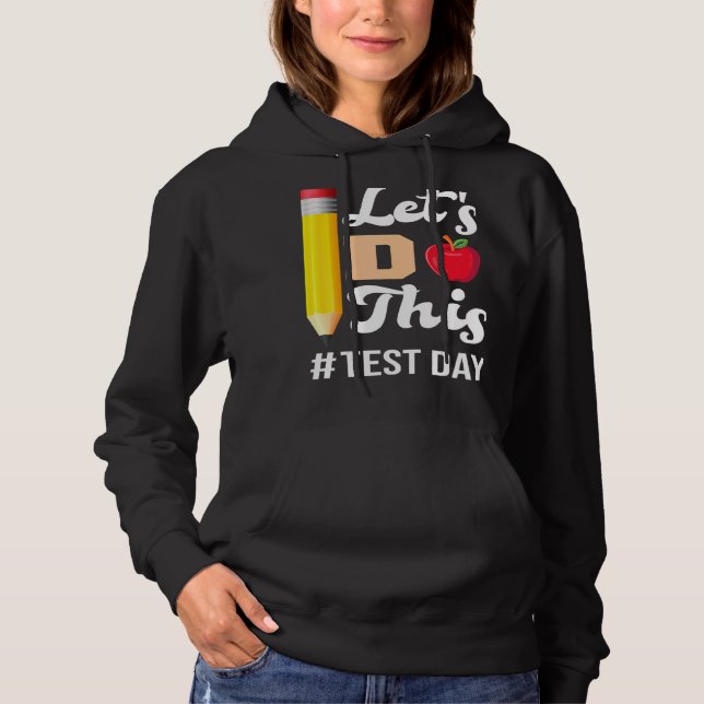 Testdagsläraren får inte utföra testdagstester t shirt (Framsida)
