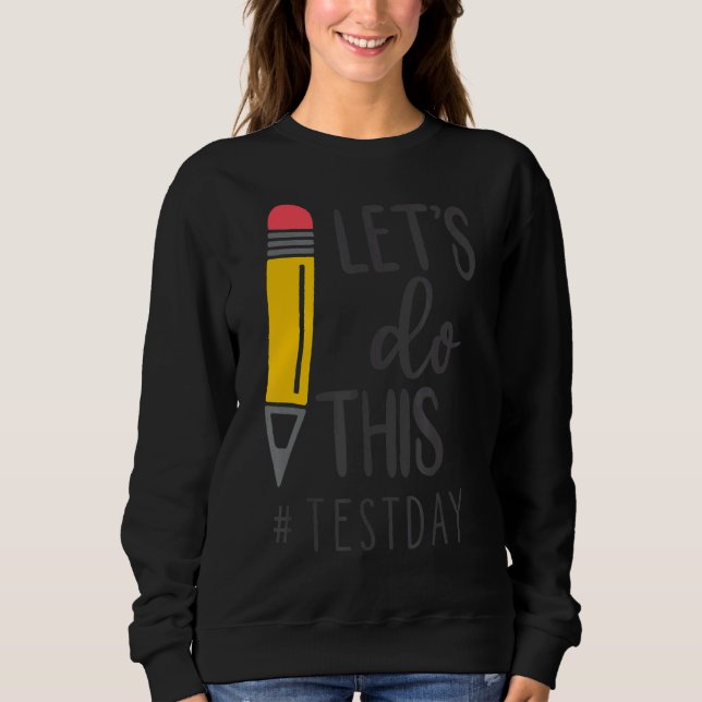 Testdagsläraren får inte utföra testdagstester t shirt (Framsida)