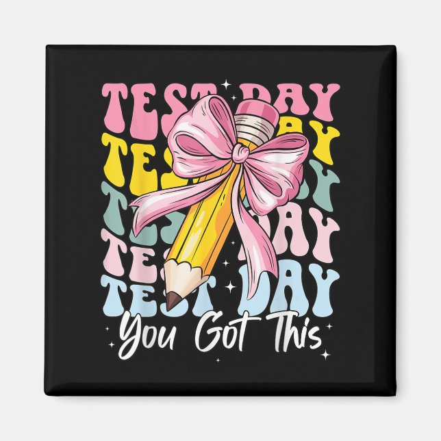 Testdagsrock Den här motivationen för lärare Du kl Magnet (Framsidan)