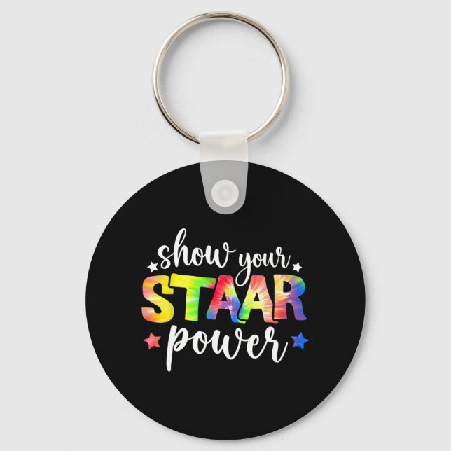 Testdagsutfall för testning av Staar Power Teacher Nyckelring (Framsida)
