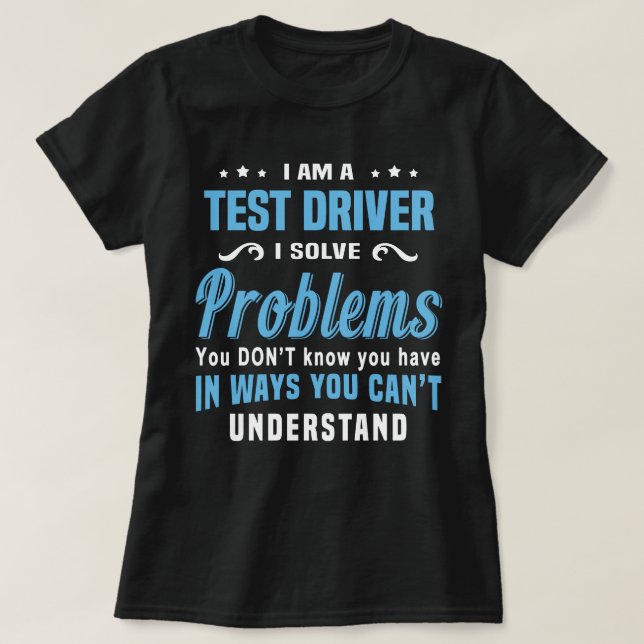 Testdrivrutin T Shirt (Design framsida)
