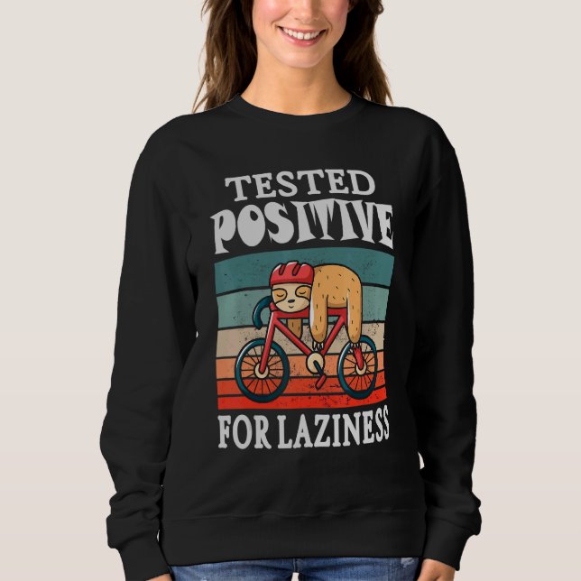 Tested positive for laziness Lazy Sloth Enjoy Doin T Shirt (Framsida)