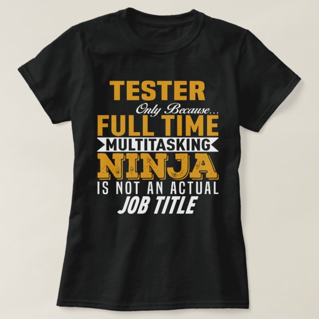 Tester T Shirt (Design framsida)