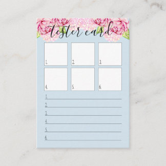 Testerkortet - läppstiftprovkartakort - många lojalitetskort