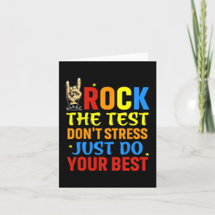 Testet Stressar inte bara att göra ditt bästa prak Kort