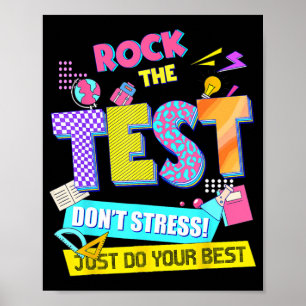Testet Stressar testdagslärare Studenter Poster