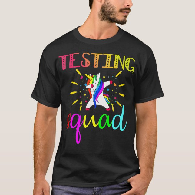 Testgrupp Gift T shirt Funny School Professor (Framsida)