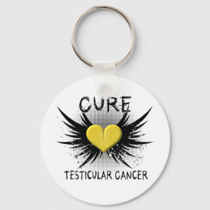 Testicular cancer för bot nyckelring