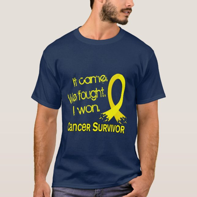 Testicular cancer för överlevande 11 t-shirt (Framsida)