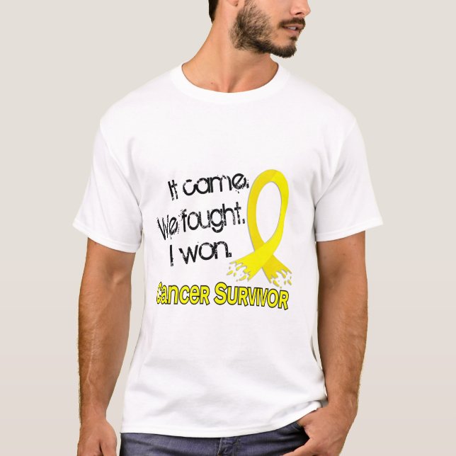 Testicular cancer för överlevande 11 tee (Framsida)