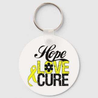 Testicular Cancer HOPE KÄRLEK CURE-gåvor Nyckelring