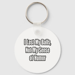 Testicular Cancer Humor Nyckelring