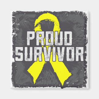 Testicular Cancer Proud Survivor Magnet