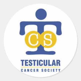 Testicular Cancer Society Stickers Runt Klistermärke