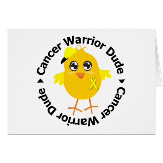 Testicular Cancer Warrior Boy Hälsningskort