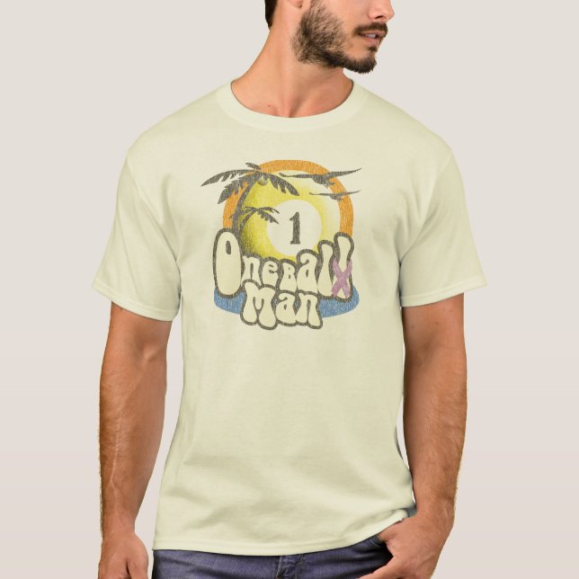 Testicular canceröverlevandehumor t-shirt (Framsida)
