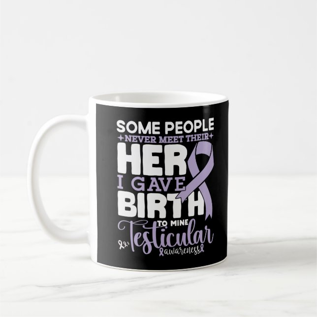 Testikelmedvetenhet Vissa Människor Möter Aldrig S Kaffemugg (Vänster)