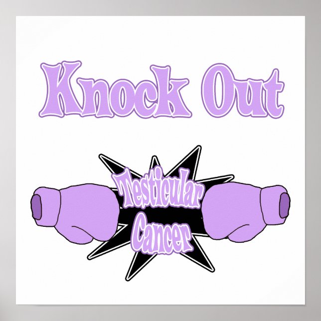 Testikulär cancer poster (Framsidan)