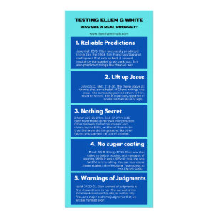 Testing Ellen G. White Reklamkort