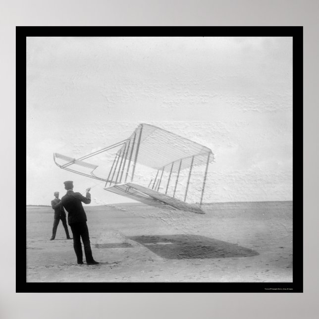 Testing Glider Wilbur och Orville 1901 Poster (Framsidan)