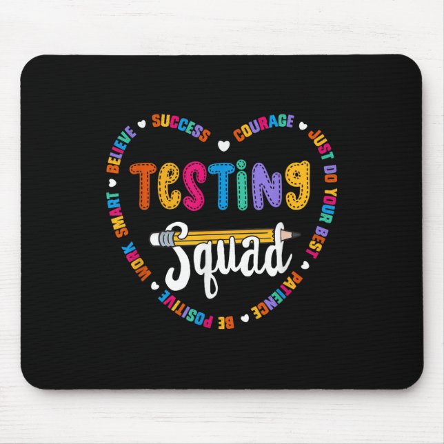 Testing Squad Motivational Test Day Words Heart Te Musmatta (Framsidan)