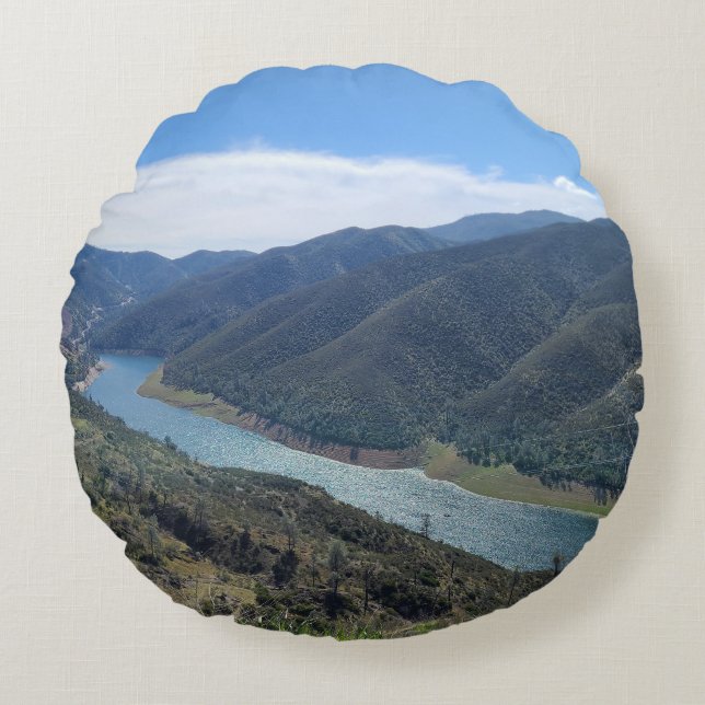 testing the hard stuff rund kudde (Framsidan)