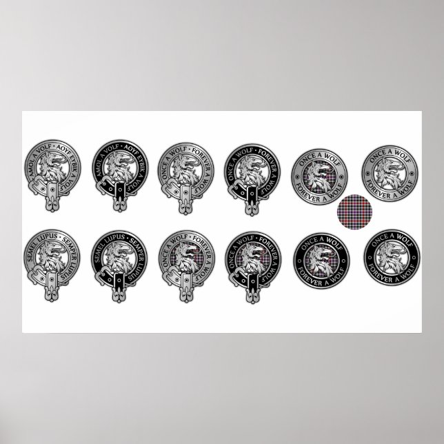 Testkörning - Anpassad vapensköld Poster (Framsidan)