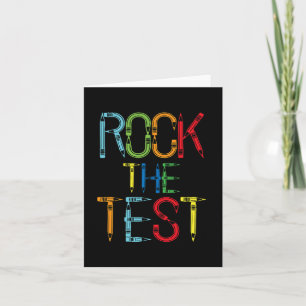 Testlärarteatestets dag för nuny testdag Teache Kort