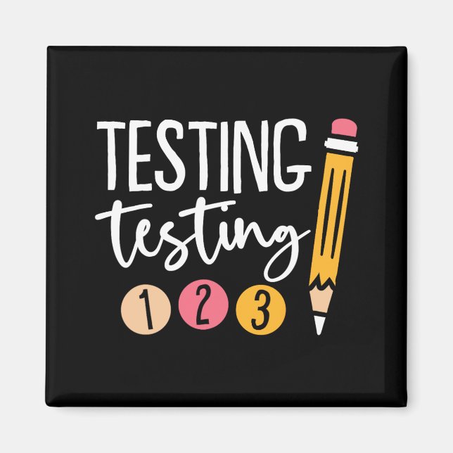 Testning av 123 dygn 3 för dygnsprov magnet (Framsidan)