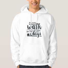 Testning av inspirationell promenadoffert på morgo hoodie