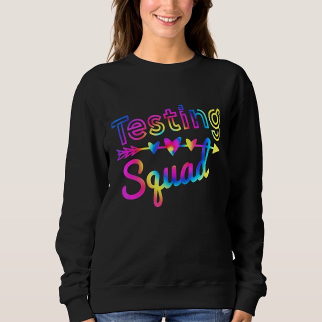Testning av testDa för torgfärsfärgning på testdag T Shirt (Framsida)