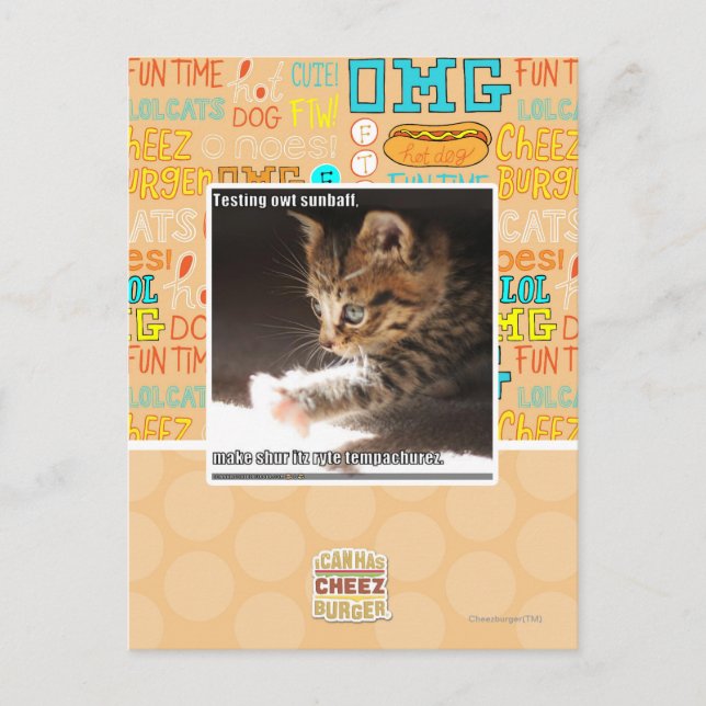 Testning av våtsolagar vykort (Framsida)