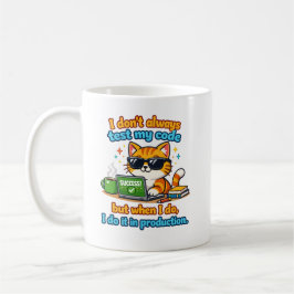 Testning i produktion kaffemugg