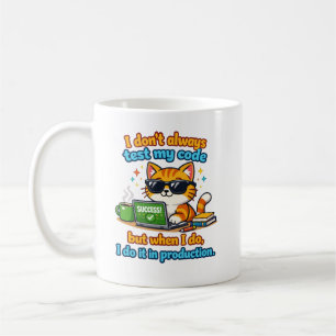Testning i produktion kaffemugg