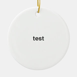 testning julgransprydnad keramik