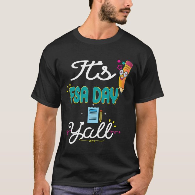 Testning T Shirt Florida State Test Day Gift S (Framsida)