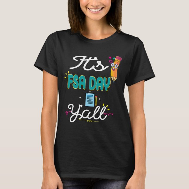 Testning T Shirt Florida State Test Day Gift S (Framsida)
