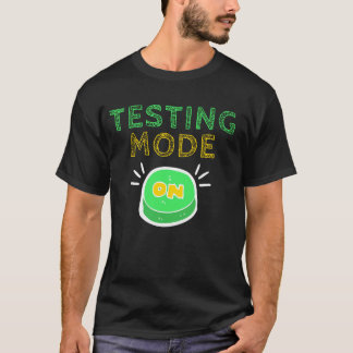 Testningsläge för matematiklärarfink för Studenter T Shirt