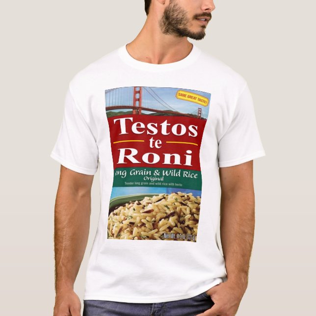Testos-te-roni Tee (Framsida)